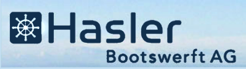 Logo der Hasler Bootswerft AG